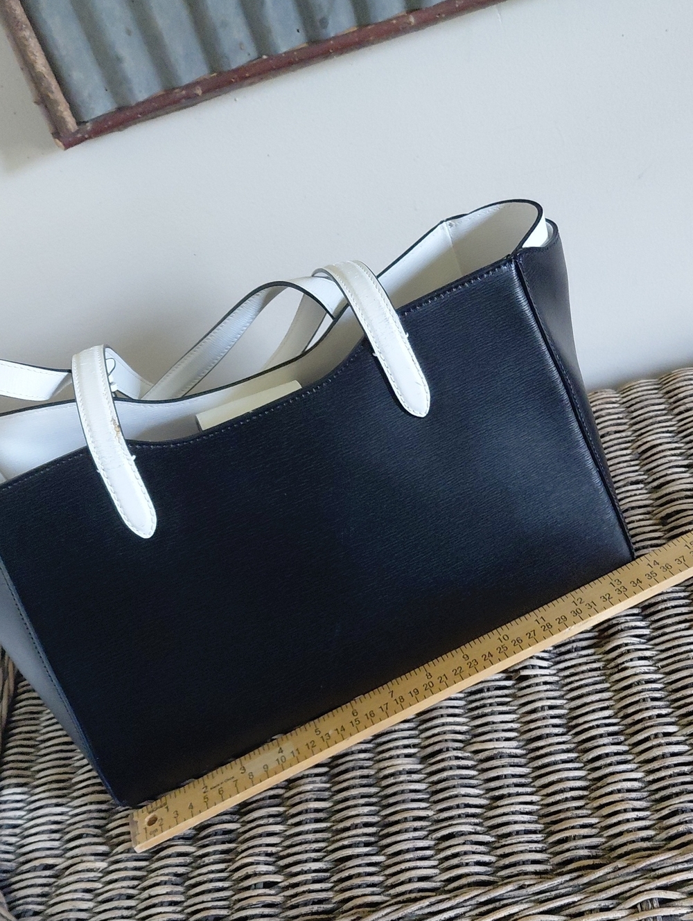 Lauren Ralph Lauren Colorblock Tote With Matching Pouch - Picture 6 of 16
